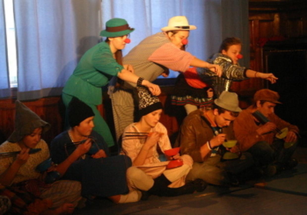 Zusammen in der Manege: Beste Stimmung beim deutsch-polnischen Zirkusworkshop
