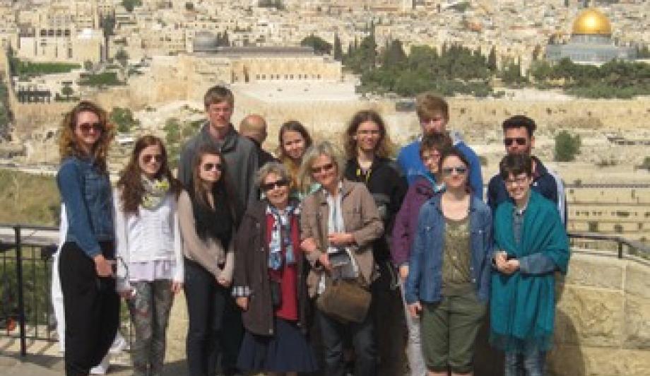 Ausblick vom Ölberg: Jerusalem hat alle beeindruckt.