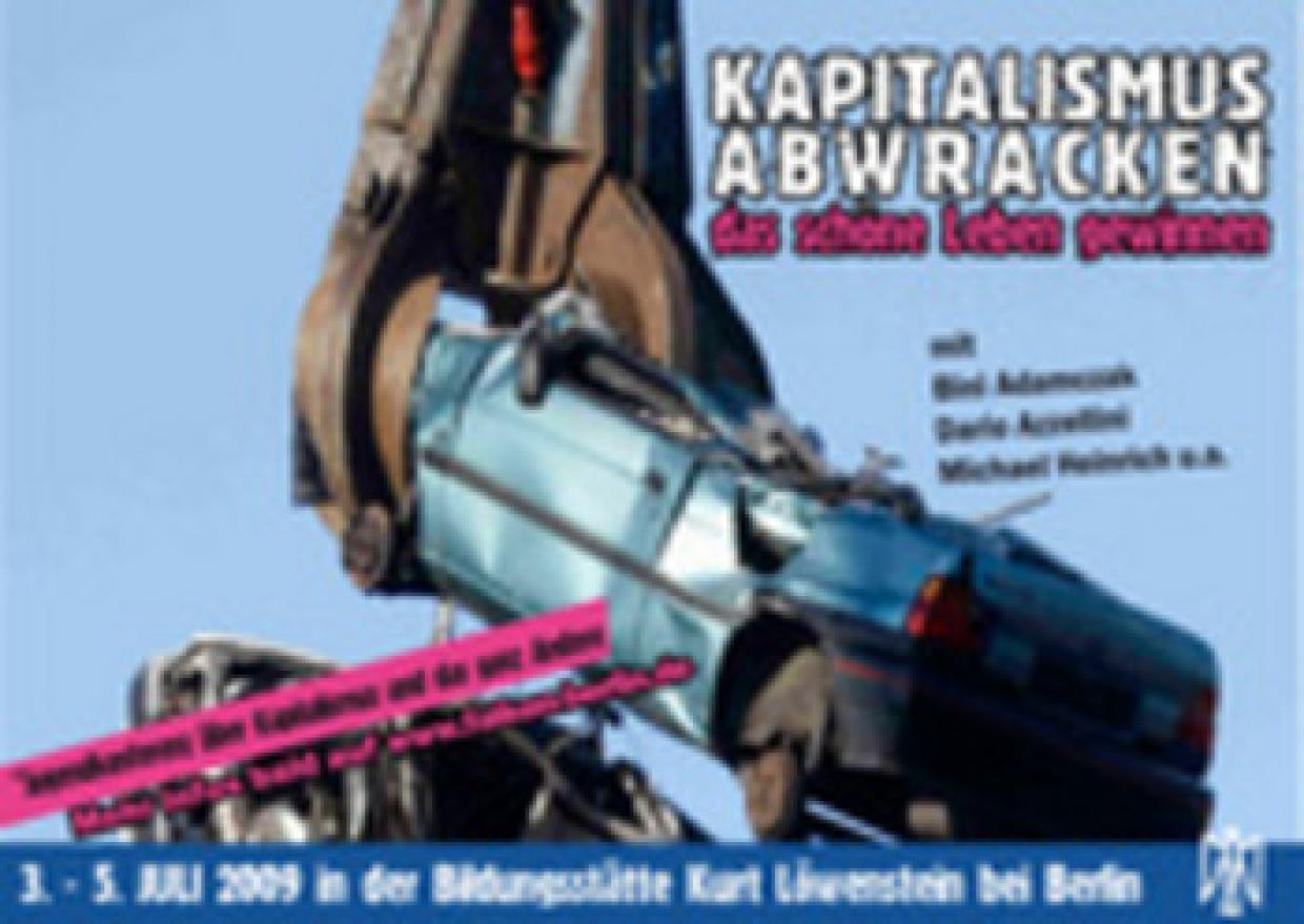 "KAPITALISMUS ABWRACKEN"