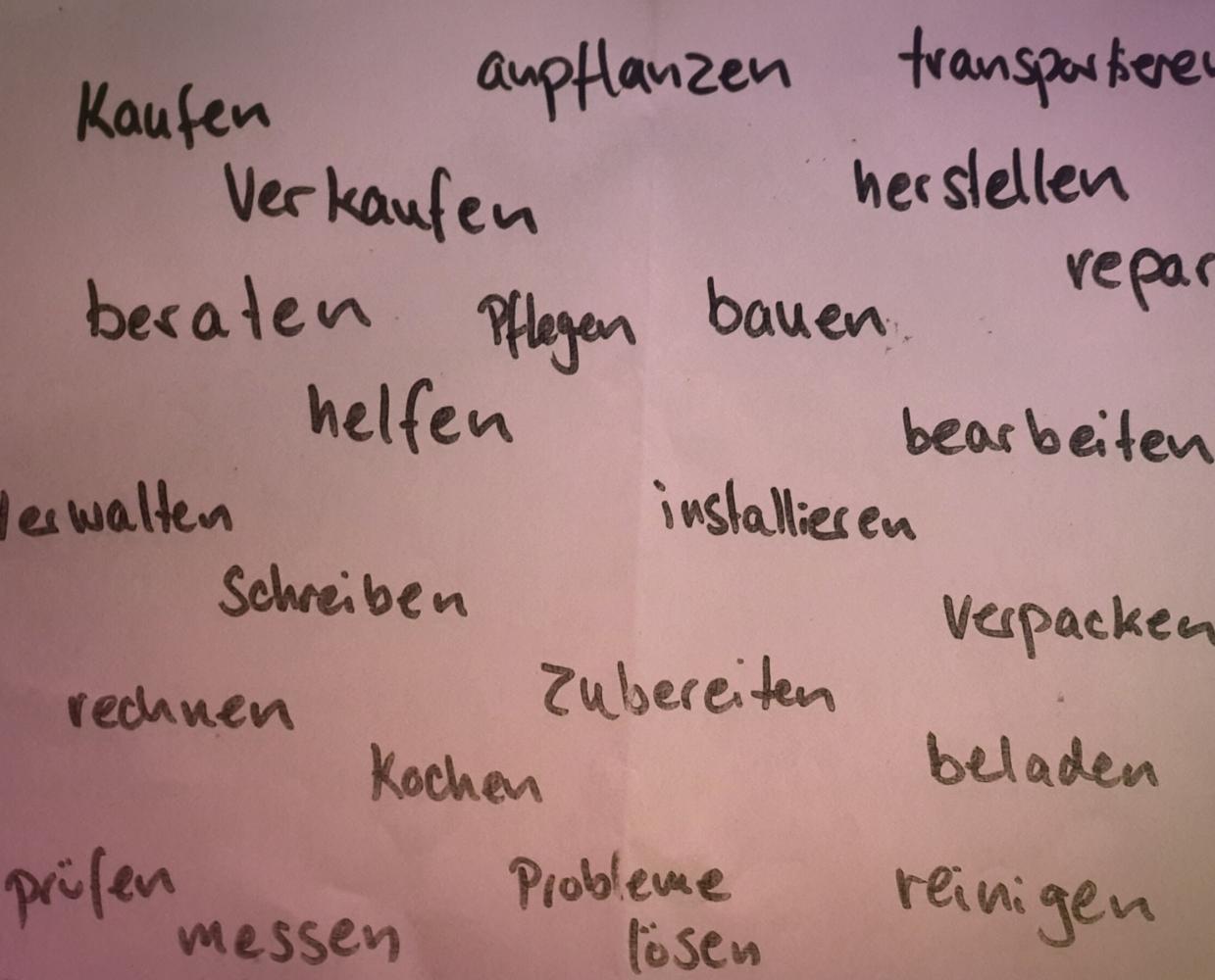Berufsorientierung Plakat Was will ich machen?
