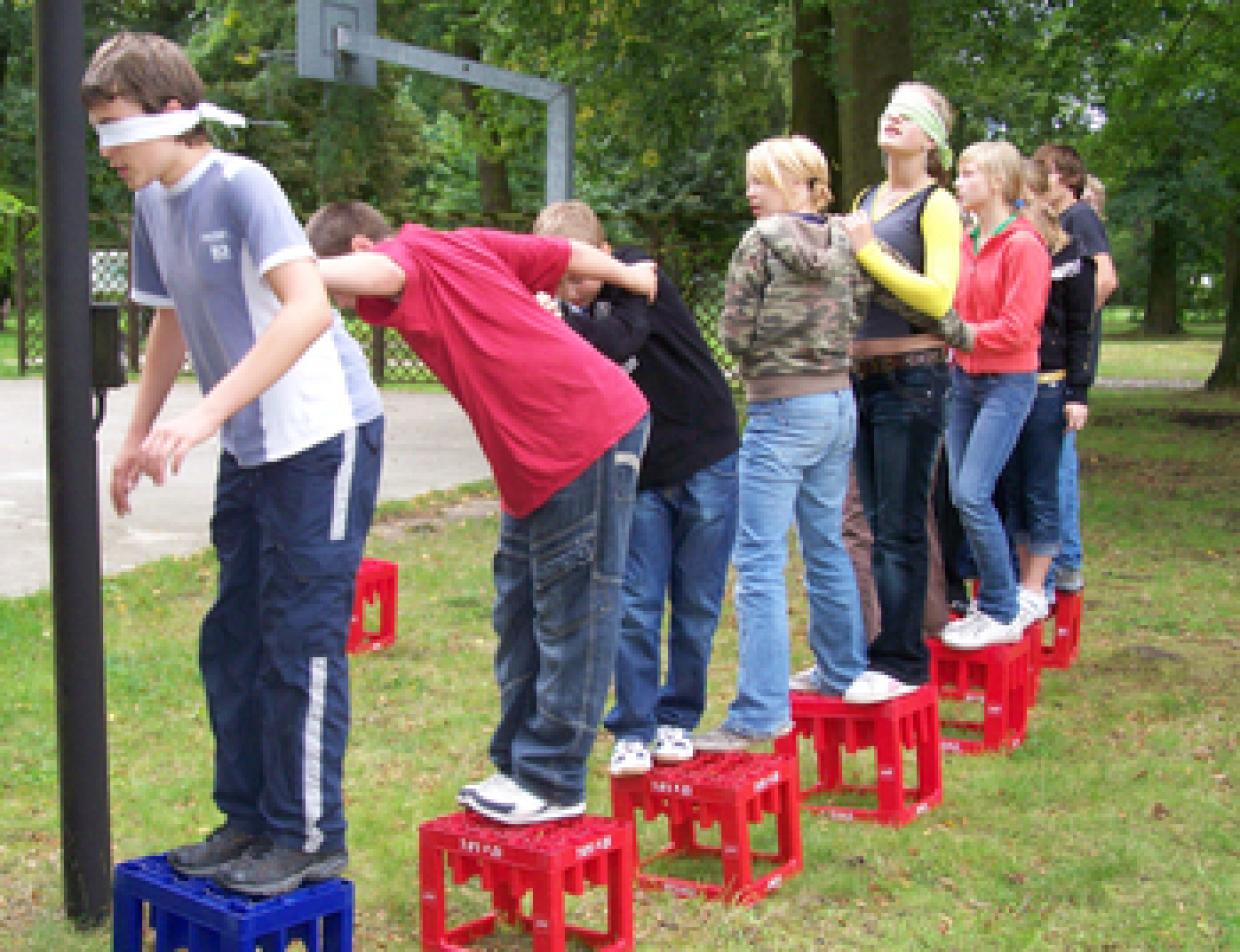 Durch Zusammenarbeit zum Ziel kommen - Darum geht es in dieser Woche.