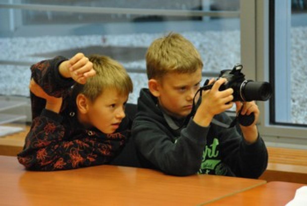 Fotoreporter im Einsatz