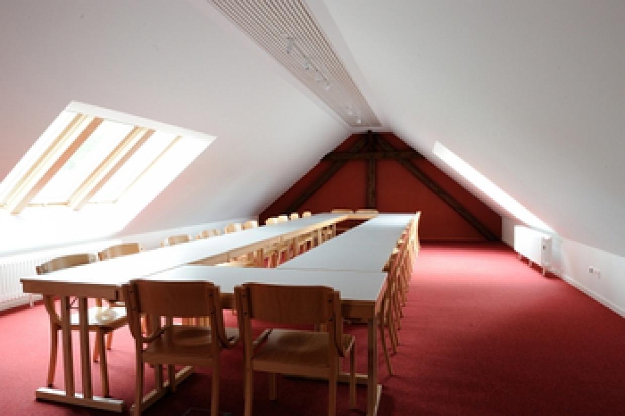 Innenansicht: Das neue "Studio" im ausgebauten Dachgeschoss.