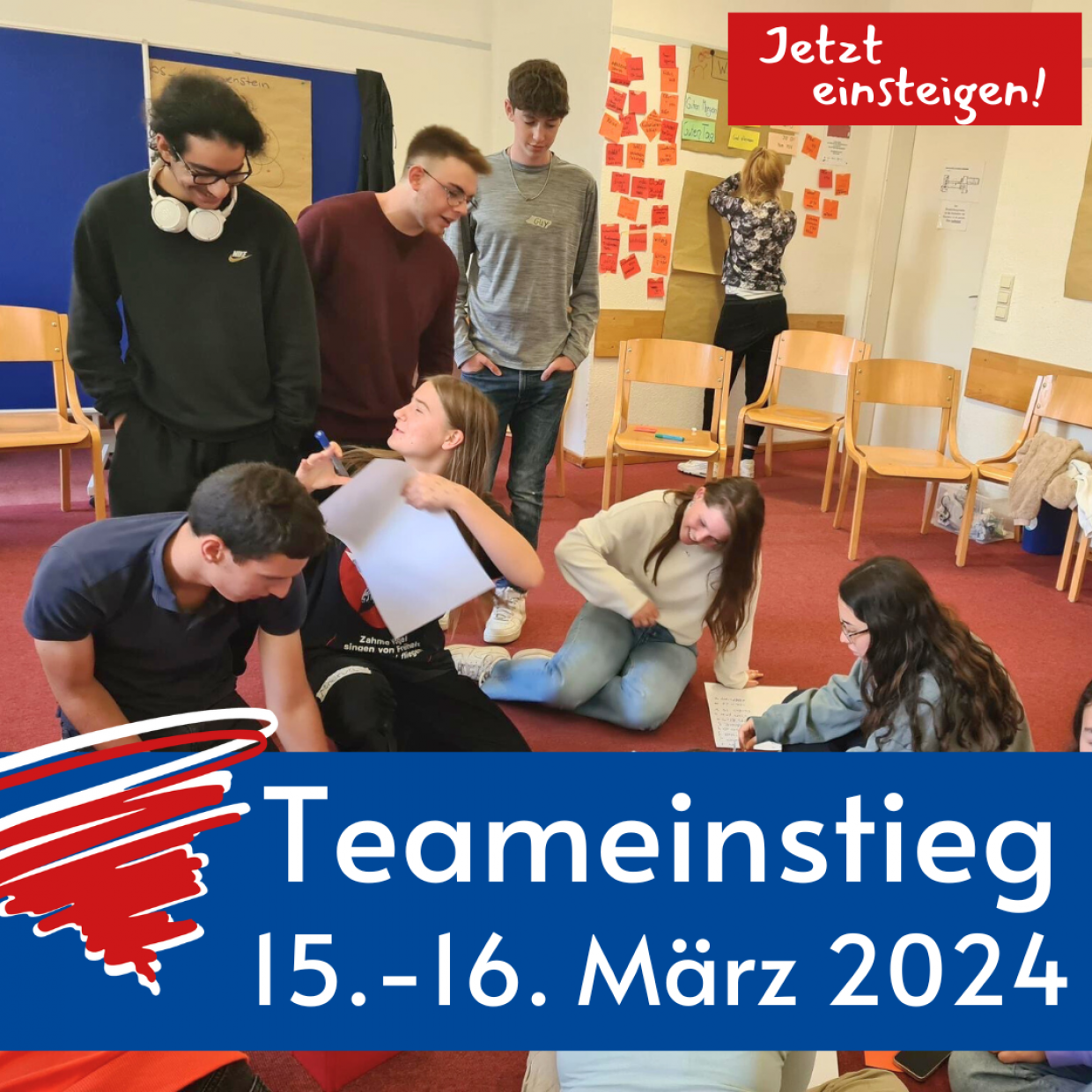 Teameinstieg Frühling 2024